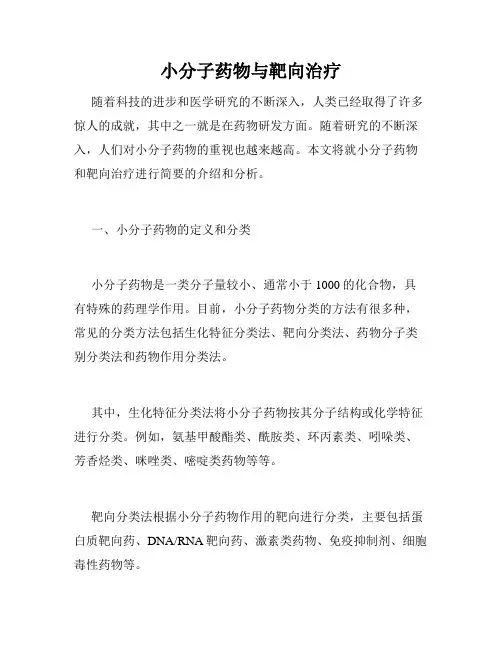 小分子药物与靶向治疗