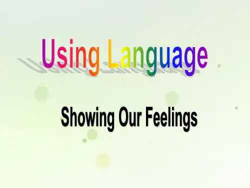 高中英语必修4Unit4：Using language详细课件 36张PPT