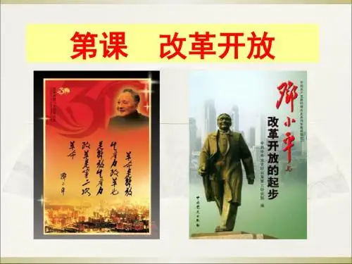 《改革开放》建设有中国特色的社会主义PPT课件(上课用)