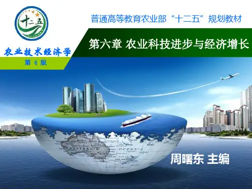 改后 第六章农业科技进步与经济增长