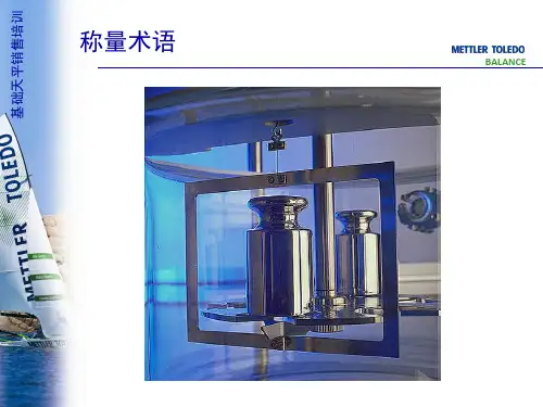 称量的基础知识