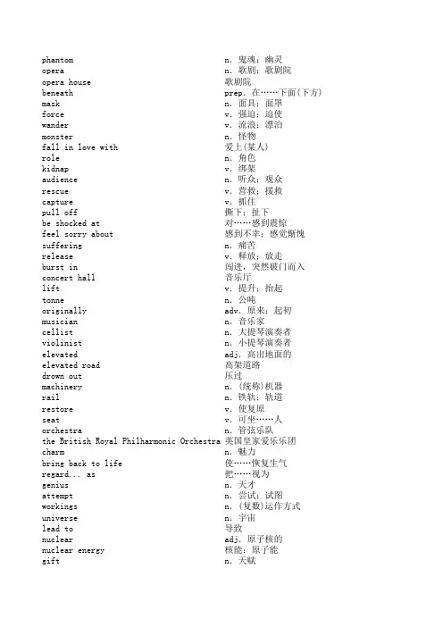 牛津上海版高一第二学期(单词)