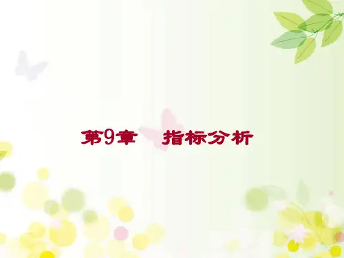 指标分析 PPT课件