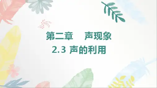 声的利用ppt课件