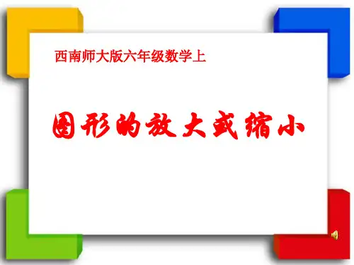 《图形的放大与缩小》图形的变换和确定位置课件PPT