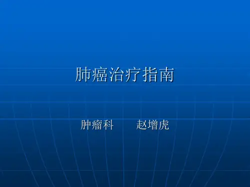 肺癌治疗指南