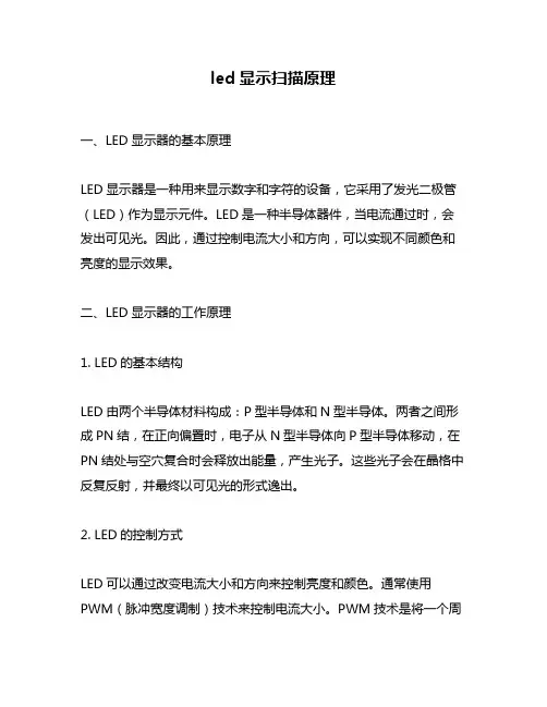 led显示扫描原理