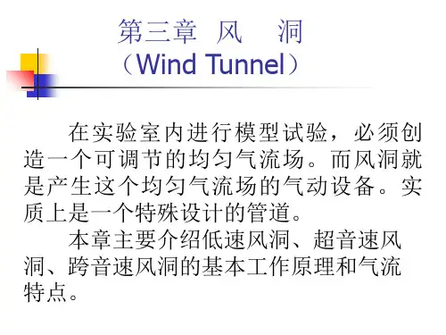 实验流体力学风洞