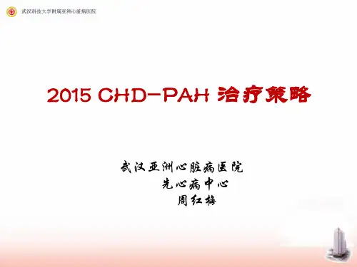 2015 CHD-PAH 治疗策略 (1)