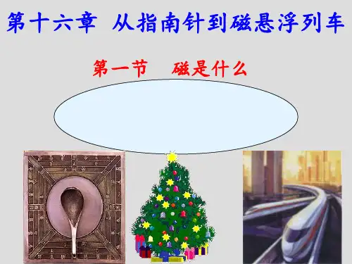 物理：磁是什么(沪科版九年级)PPT课件