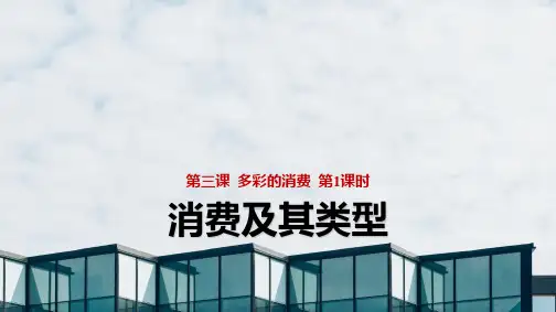 人教版高中政治必修1精品课件8：3.1 消费及其类型