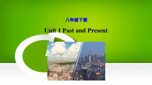 Unit 1-2022-2023学年八年级英语下册单元复习(牛津译林版)