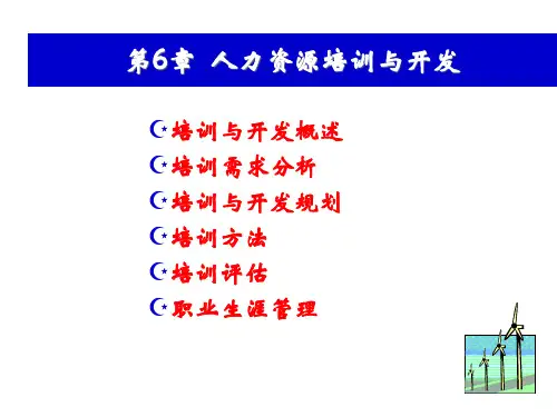 人力资源培训与开发-PowerPoint演示文稿