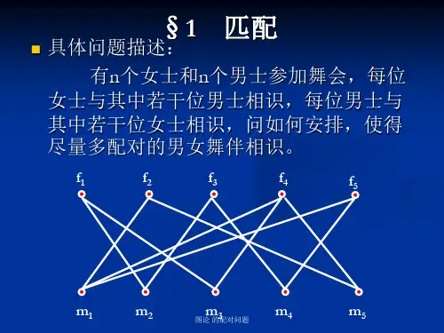 图论的配对问题课件