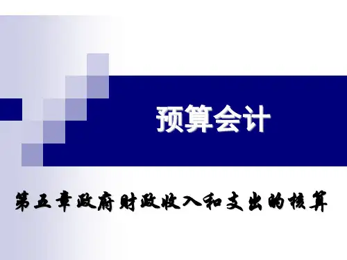 政府财政收入和收入的核算概述PPT(共 62张)