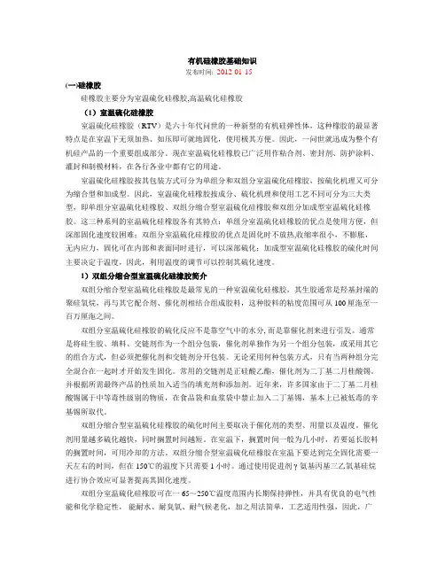 有机硅橡胶基础知识
