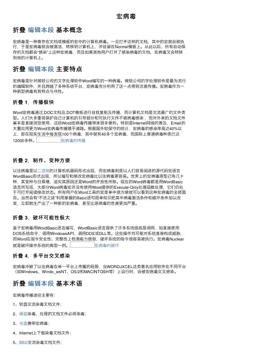 宏病毒——精选推荐