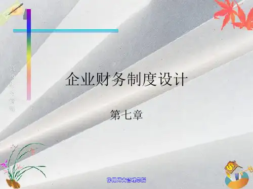 高级财务管理课件-第七章