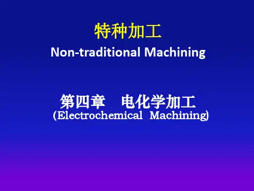 第四章 电化学加工