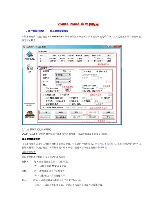 VSuite Ramdisk高级完整图文教程