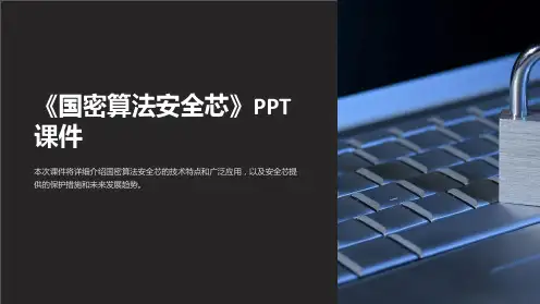 《国密算法安全芯》课件