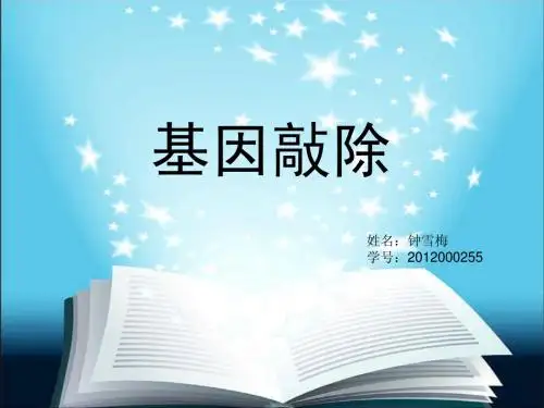 基因敲除专题