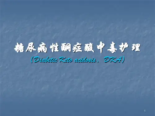 糖尿病酮症酸中毒的护理ppt课件全篇