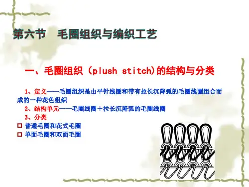 针织学第三章 纬编花色组织与编织工艺6