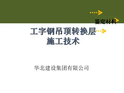 鉴定汇报材料-吊顶转换层讲解