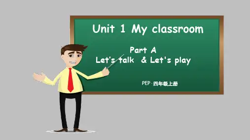 人教PEP英语四年级上册Unit 1  Part A Let's talk Let's play课件