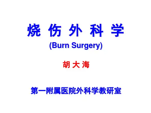 烧 伤 外 科 学 (2)
