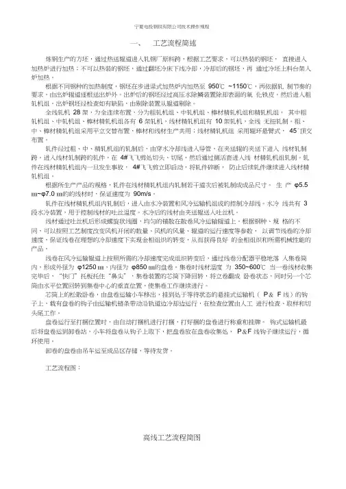 高线工艺流程