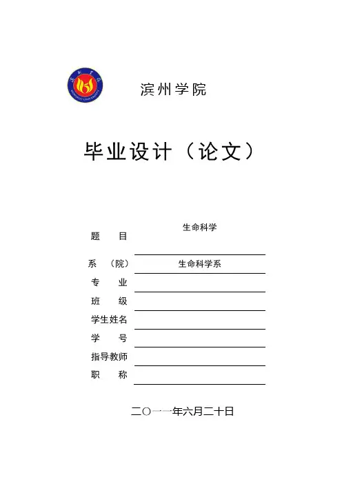 毕业论文模板