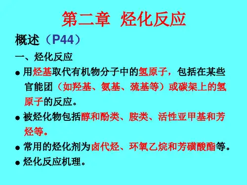 药物合成反应(08级)(烃化)