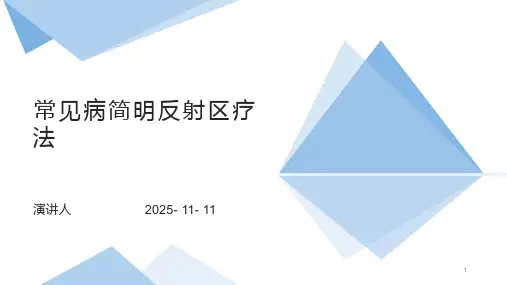 常见病简明反射区疗法课件
