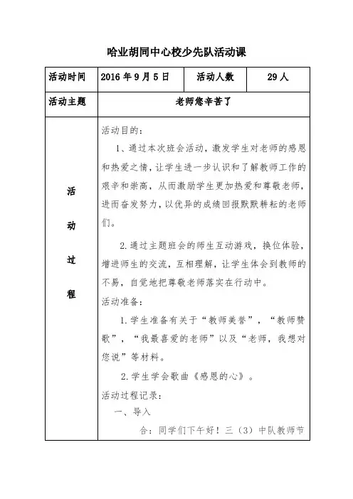 三丶3 老师您辛苦了
