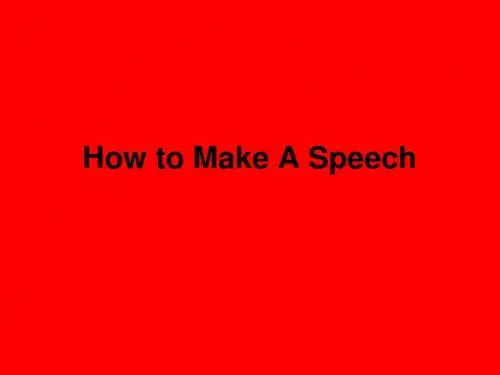 How_to_make_a_speech