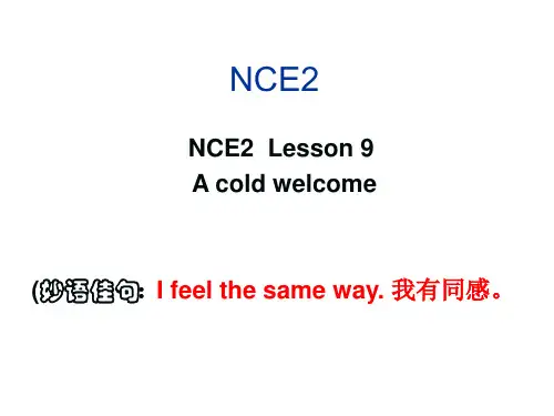 新概念第二册Lesson_9_A_cold_welcome