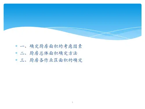 厨房整体与环境设计PPT课件