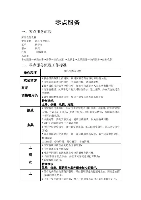 零点服务流程