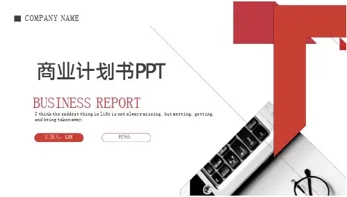 项目企划书PPT范文