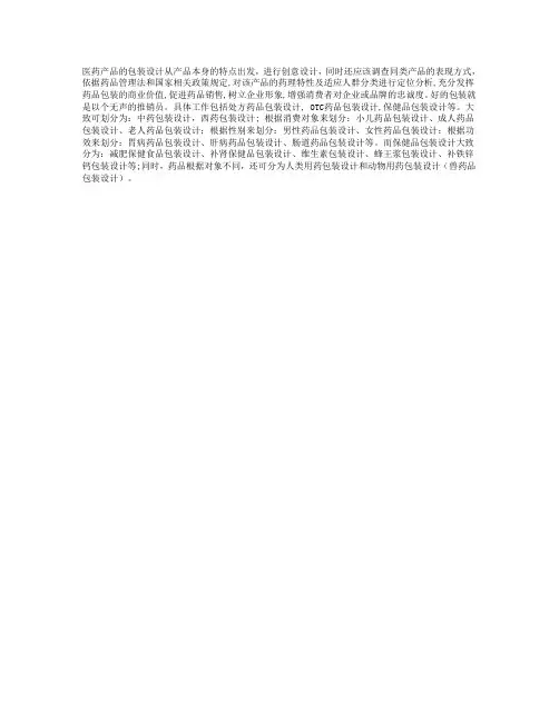 药品包装设计