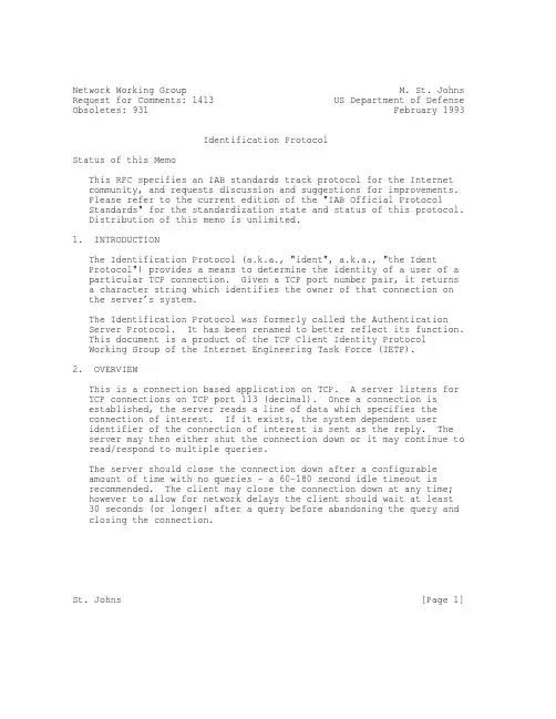rfc1413.Identification Protocol