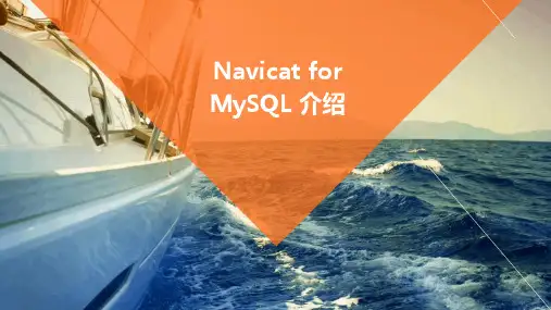 Navicatformysql介绍