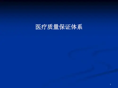 医疗质量管理体系【35页】