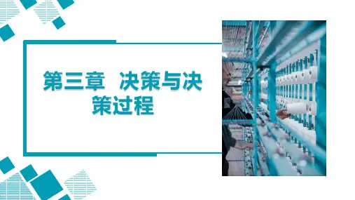 第三章  决策与决策过程