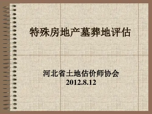 3特殊房地产墓地评估