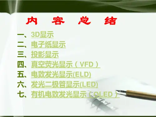 光电显示技术课件