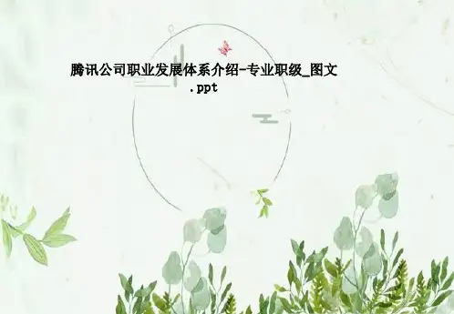 腾讯公司职业发展体系介绍-专业职级_图文