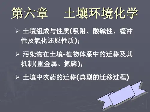 土壤环境化学